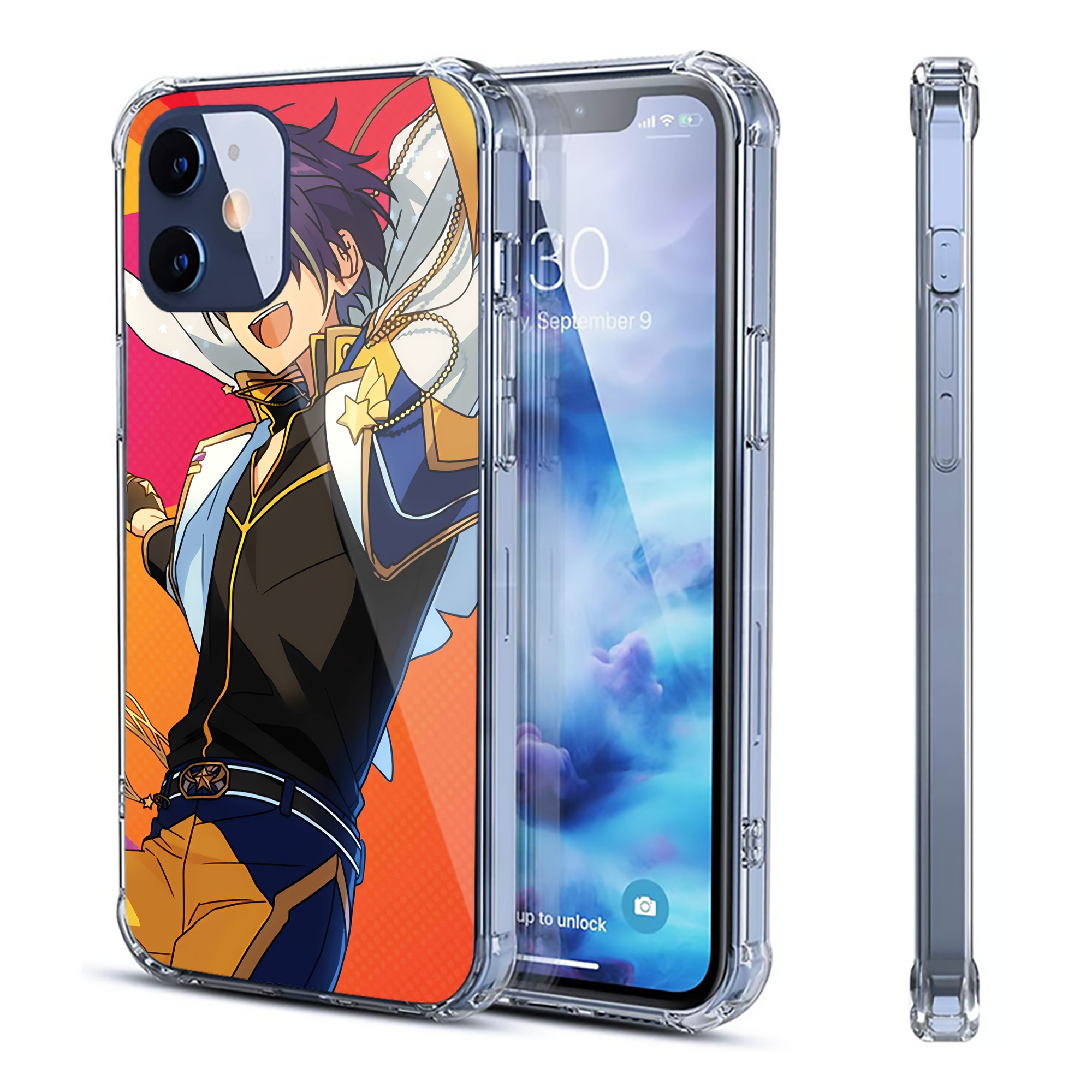 （画像用） あんさんぶるスターズ! Ensemble Stars 【iPhone 12シリーズ対応】透明スマホケース（クリアソフトケース）